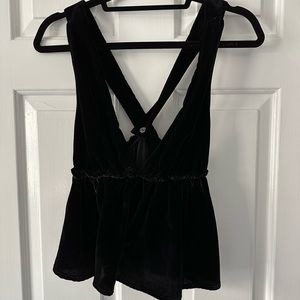 Free people black tank top